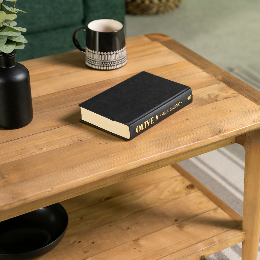 Scandi Coffee Table With Shelf