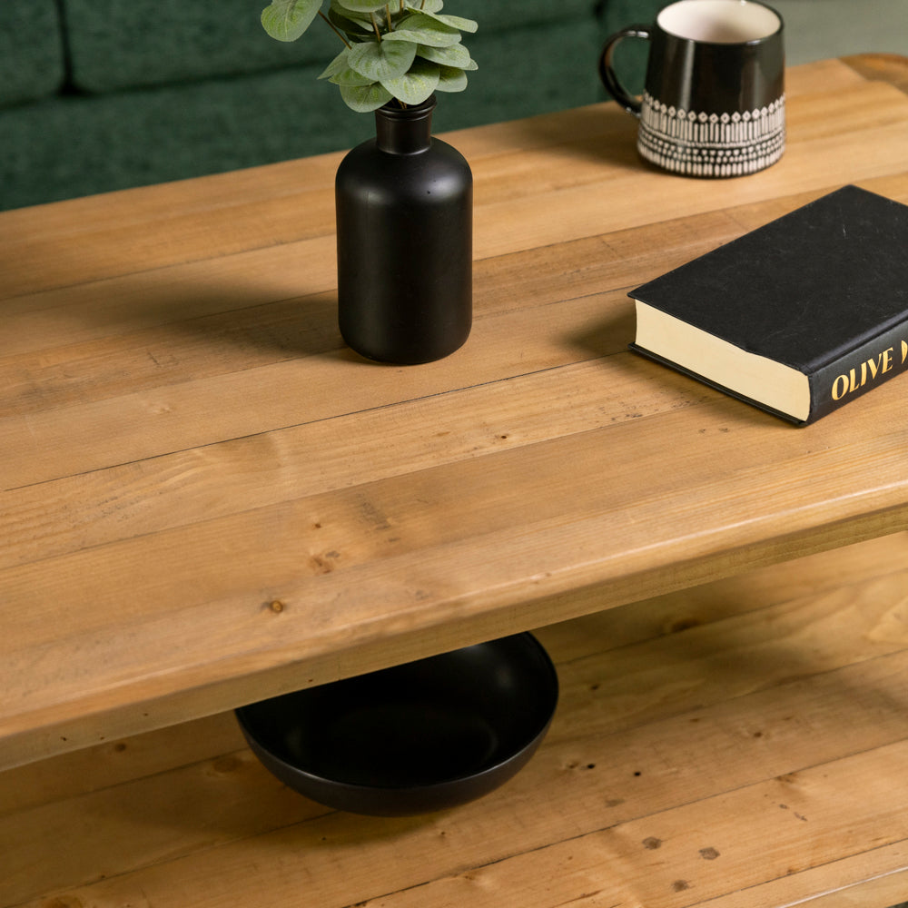 Scandi Coffee Table With Shelf