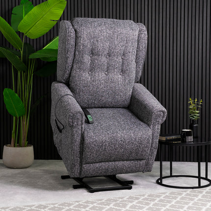 Martino Fabric Riser Recliner Armchair