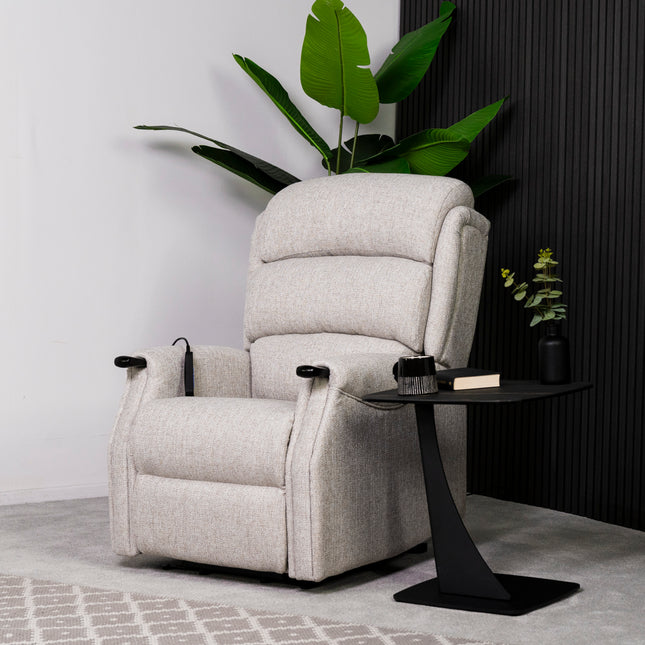 Barnaby Cream Fabric Recliner Armchair