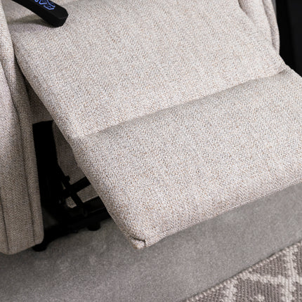 Barnaby Cream Fabric Recliner Armchair