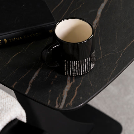 Cosmo Black Ceramic Lamp Table