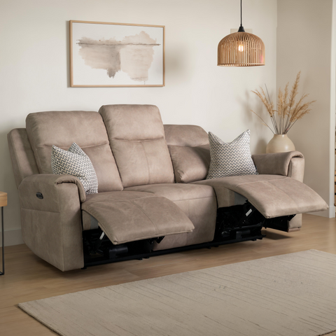 Charlie 3 Seater Power Recliner Sofa