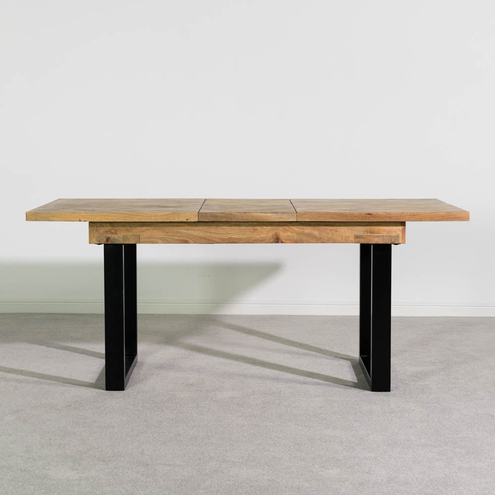 Nautilus Mango Wood Extending Dining Table