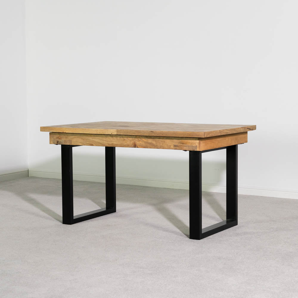 Nautilus Mango Wood Extending Dining Table