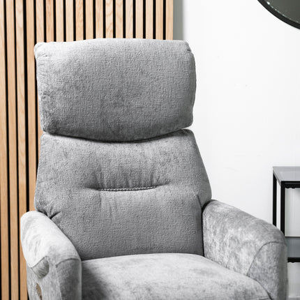 Morty Power Recliner Chair (Dark Grey)