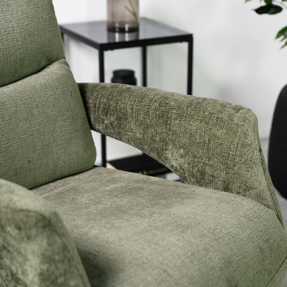 Bali Swivel Power Recliner Chair (Sage Green)