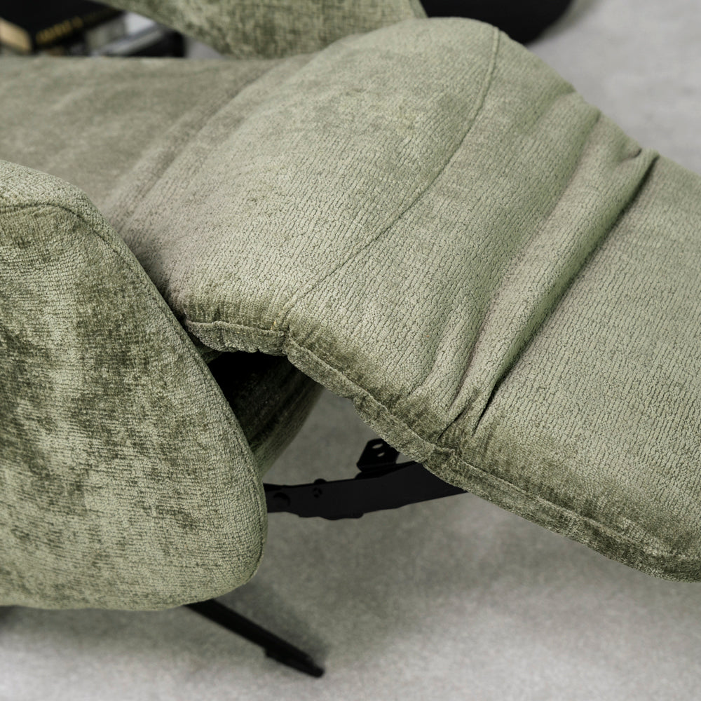 Bali Swivel Power Recliner Chair (Sage Green)