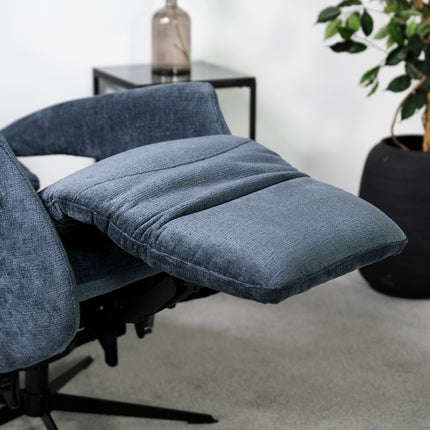 Bali Power Recliner Chair (Navy Blue)