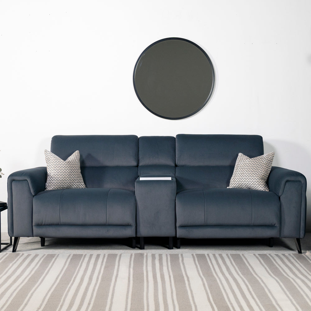 Optima 3 Seater Recliner Power Headrest Tilt With Sofa Screen