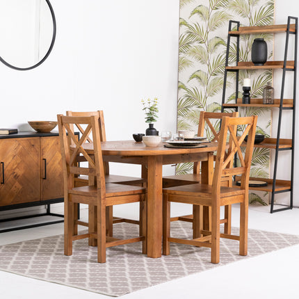 Tulsa Round Extendable Dining Table