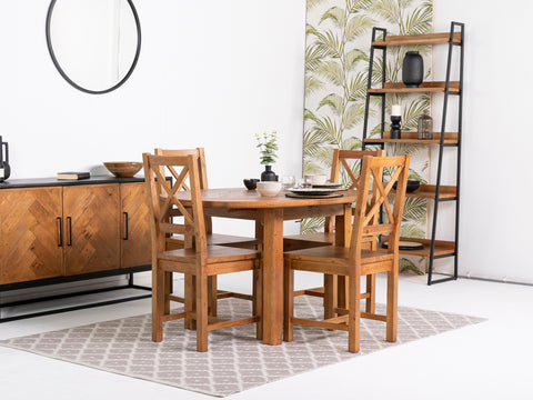 Tulsa Round Extendable Dining Table