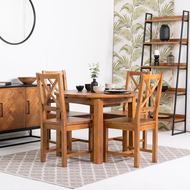 Tulsa Round Extendable Dining Table