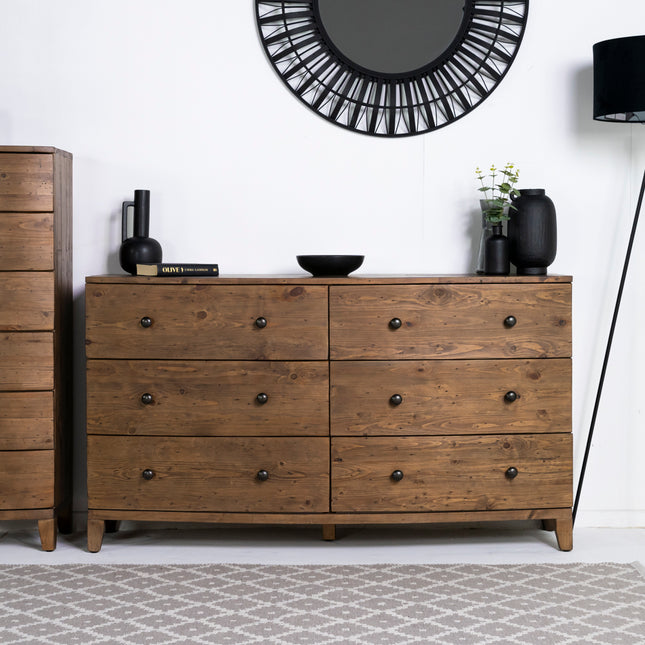 Hawaii 6 Drawer Wide Chest