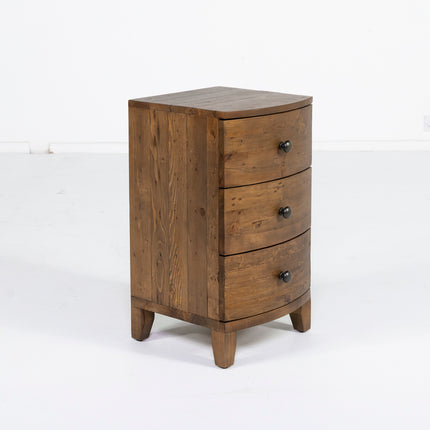 Hawaii 3 Drawer Bedside Table