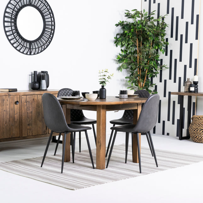 Brooklyn Round Extendable Dining Table