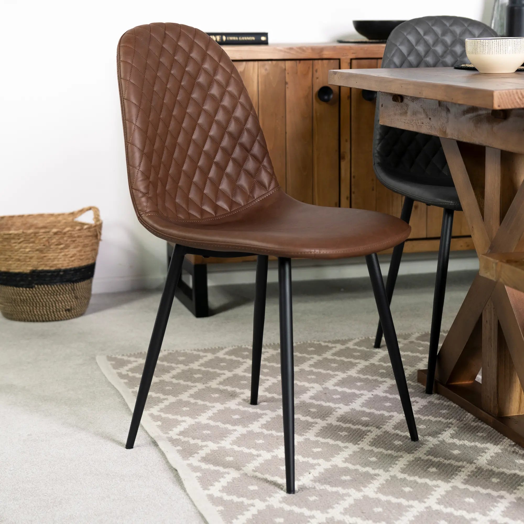 Dallas Tan Dining Chair Set Of 2