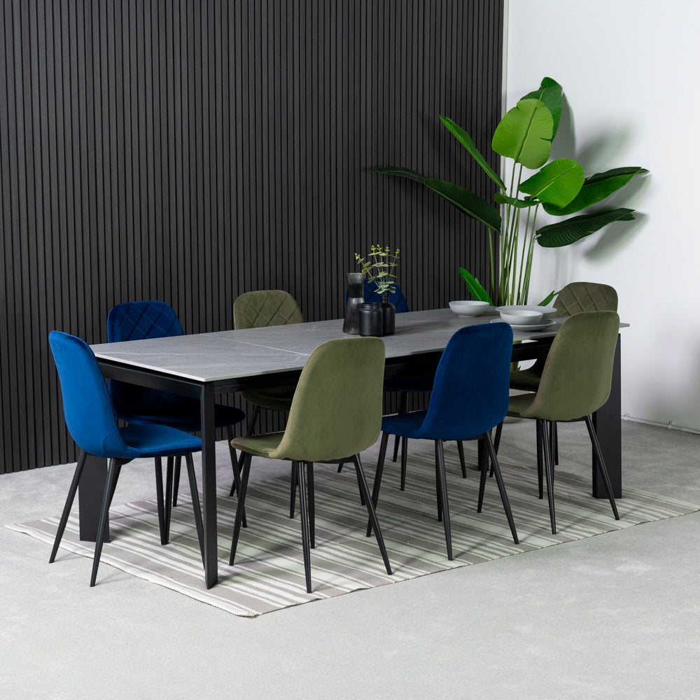 Barron Ceramic Extending Dining Table (160cm  - 220cm)