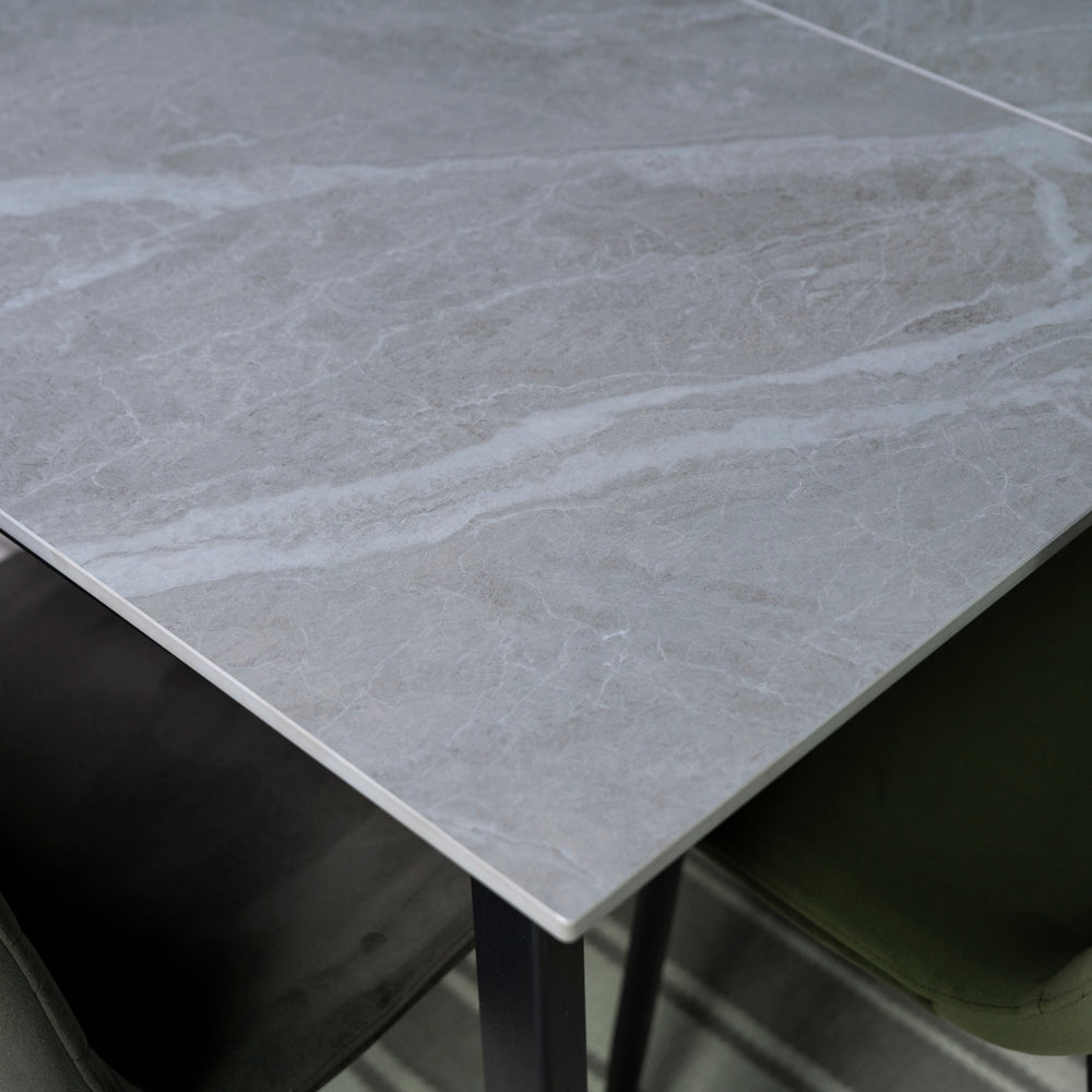 Barron Ceramic Extending Dining Table (160cm  - 220cm)