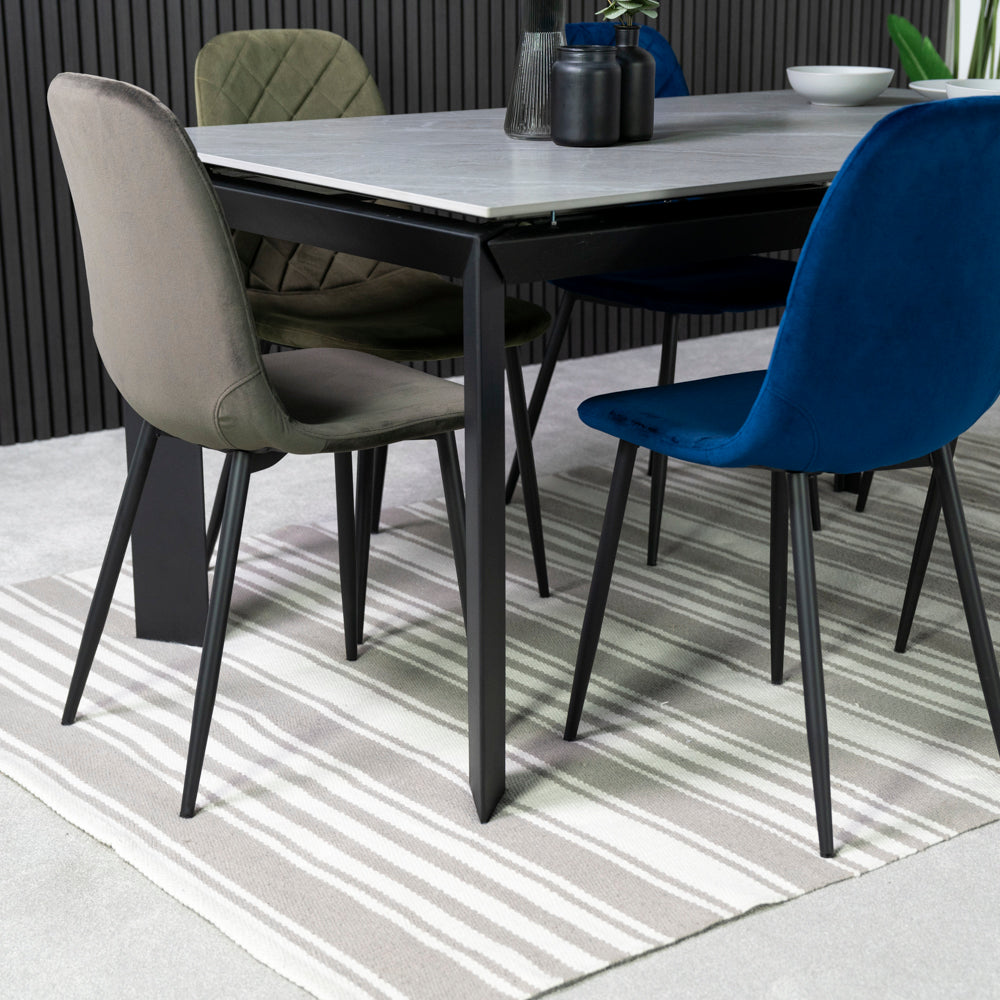 Barron Ceramic Extending Dining Table (160cm  - 220cm)