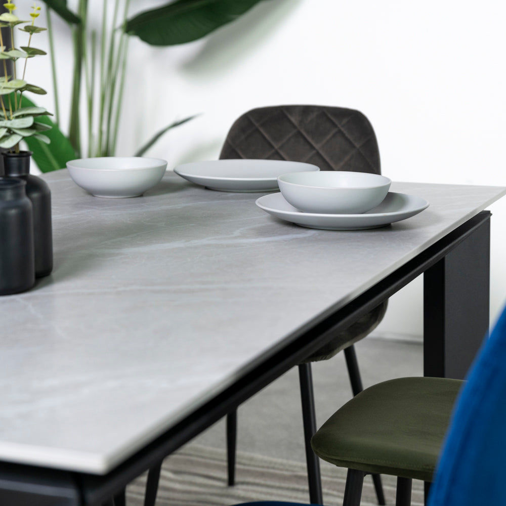 Barron Ceramic Extending Dining Table (160cm  - 220cm)