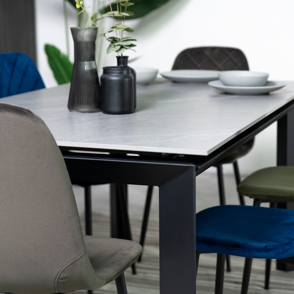 Barron Ceramic Extending Dining Table (160cm  - 220cm)