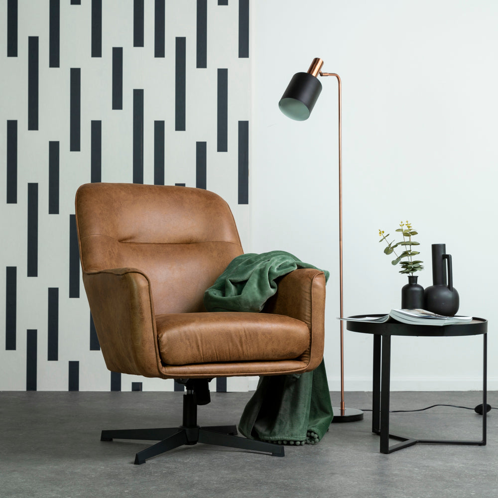 Felicia Tan Swivel Chair