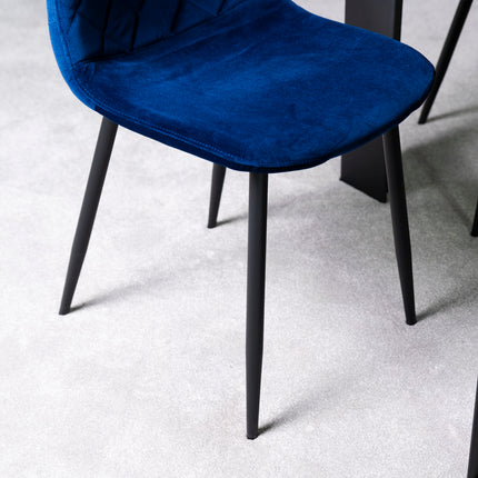 Alston Blue Dining Chair Set Of 2