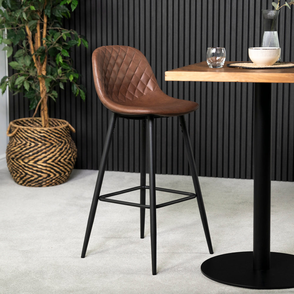 Dallas Brown Bar Stool