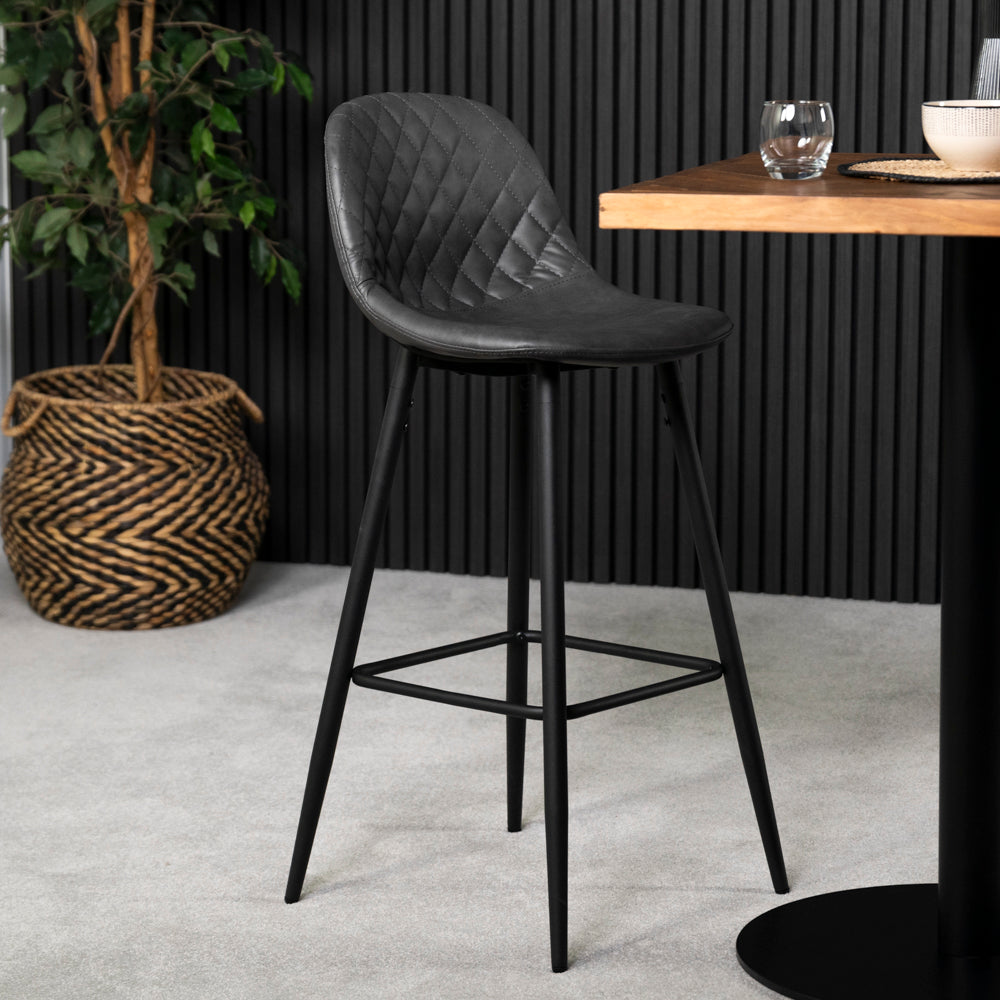 Dallas Grey Bar Stool