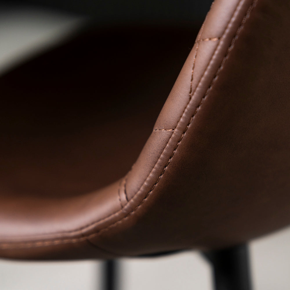 Dallas Brown Bar Stool