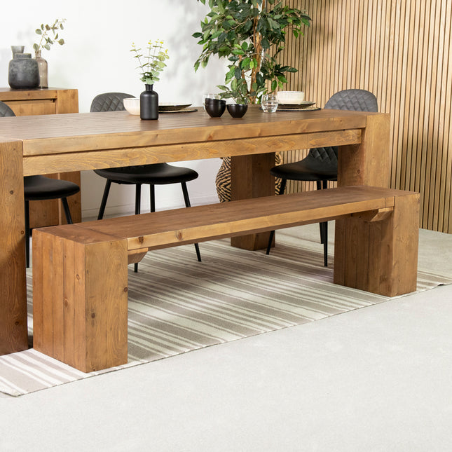 Colorado Fixed Top Dining Bench