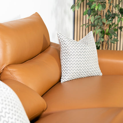 Dohar 3 Seater Leather Power Recliner Sofa