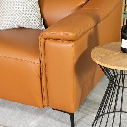 Dohar 3 Seater Leather Power Recliner Sofa