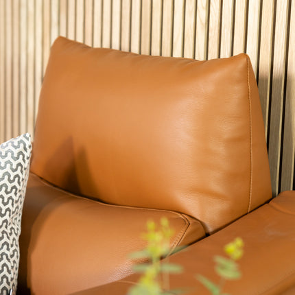 Dohar 3 Seater Leather Power Recliner Sofa