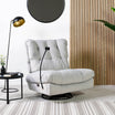 Chill Swivel Rocker Power Recliner Chair - Light Grey