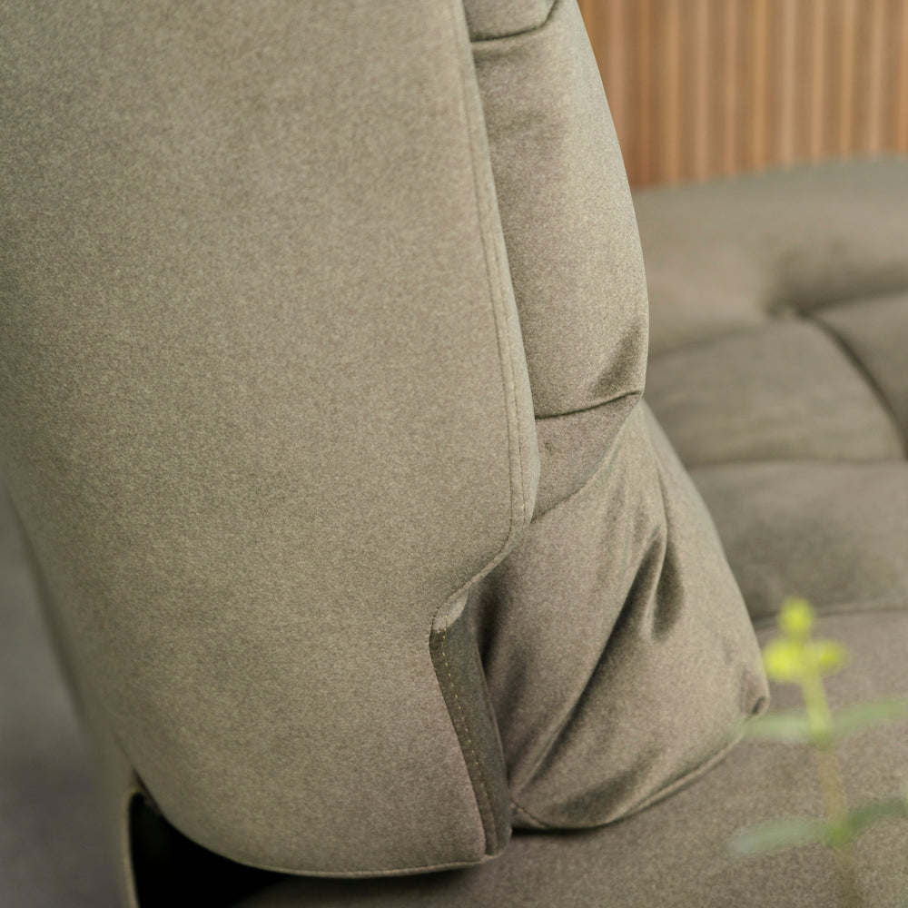 Chill Swivel Rocker Power Recliner Chair - Olive Green