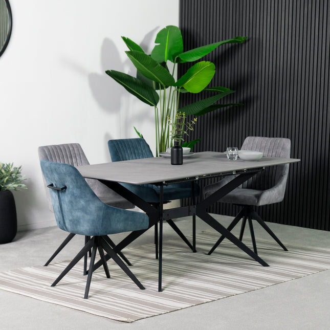 Lola Melamine Extending Dining Table (120cm-160cm)