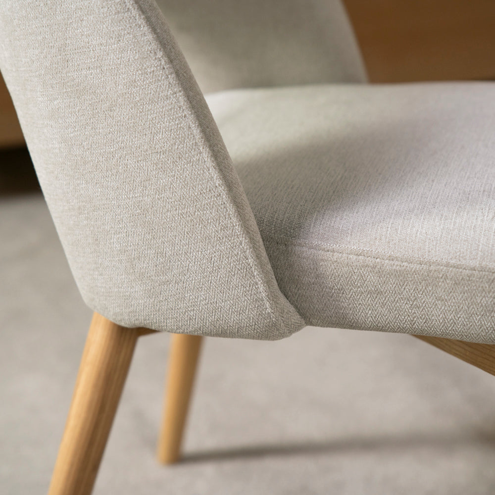 Morken Wooden Legs Dining Chair - Set Of 2