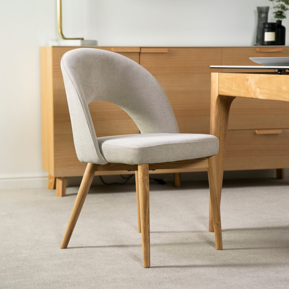 Morken Wooden Legs Dining Chair - Set Of 2