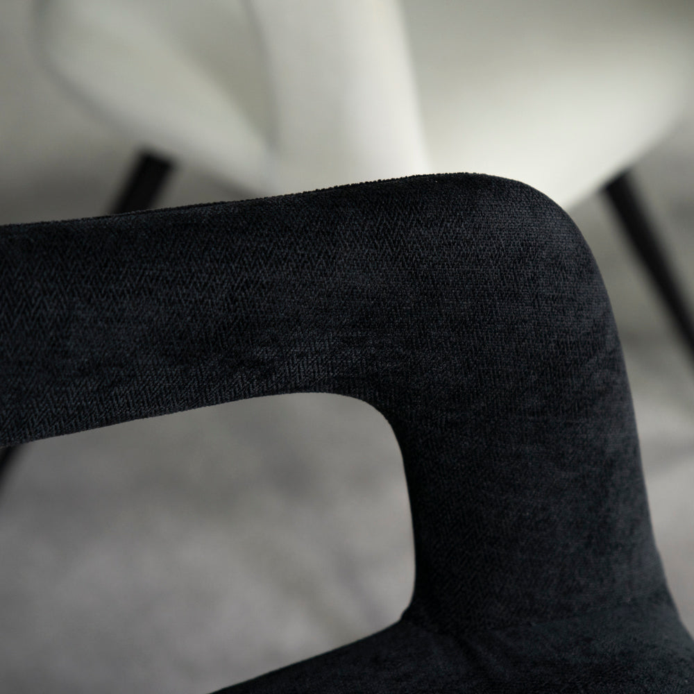 Emma Black Dining Chair Set Of 2