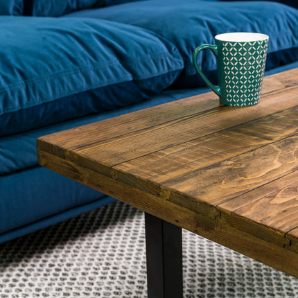 Brooklyn Coffee Table With Black U Leg