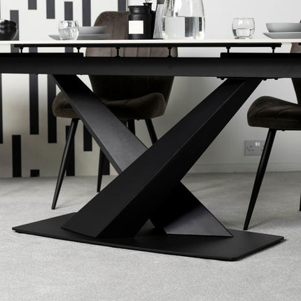 Denver Ceramic Extendable Dining Table (180cm-260cm)