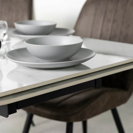 Denver Ceramic Extendable Dining Table (180cm-260cm)