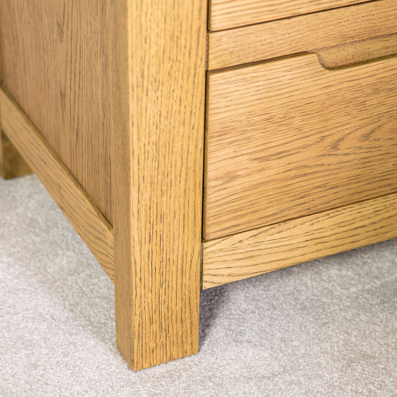 Padstow 3 Drawer Bedside Table