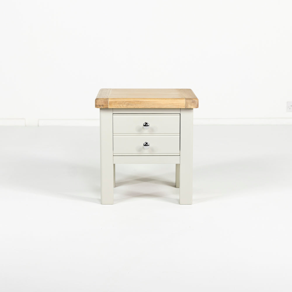 Lympsham 2 Drawer Bedside Table