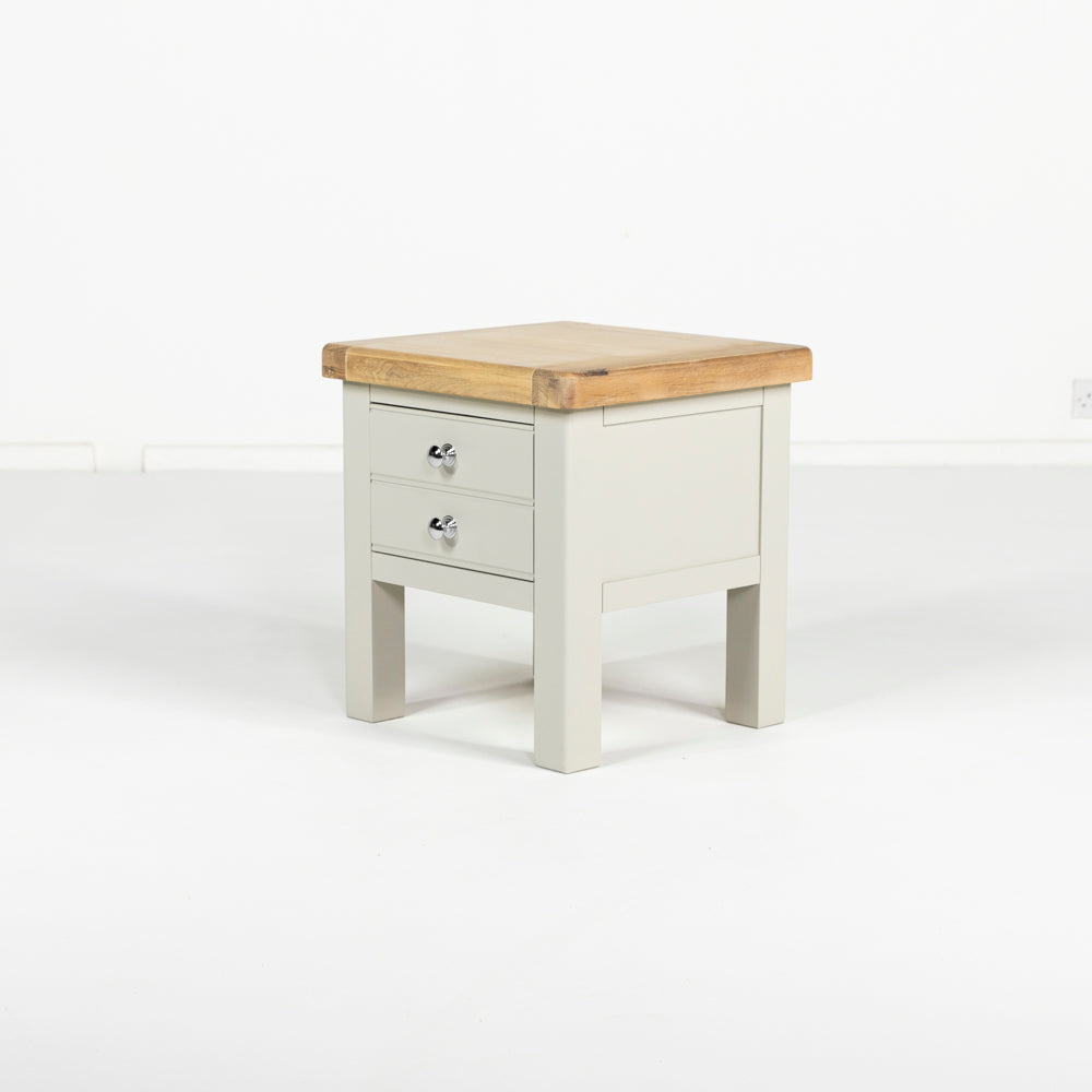 Lympsham 2 Drawer Bedside Table