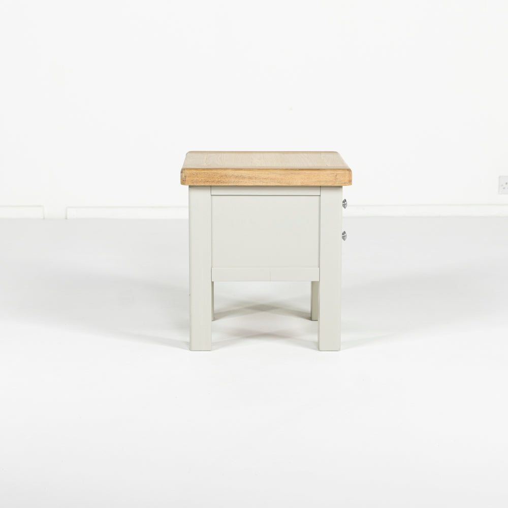 Lympsham 2 Drawer Bedside Table