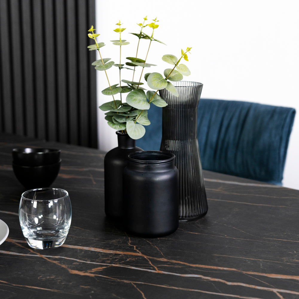 Cosmo Black Ceramic Extending Dining Table (160cm - 240cm) – FW Homestores