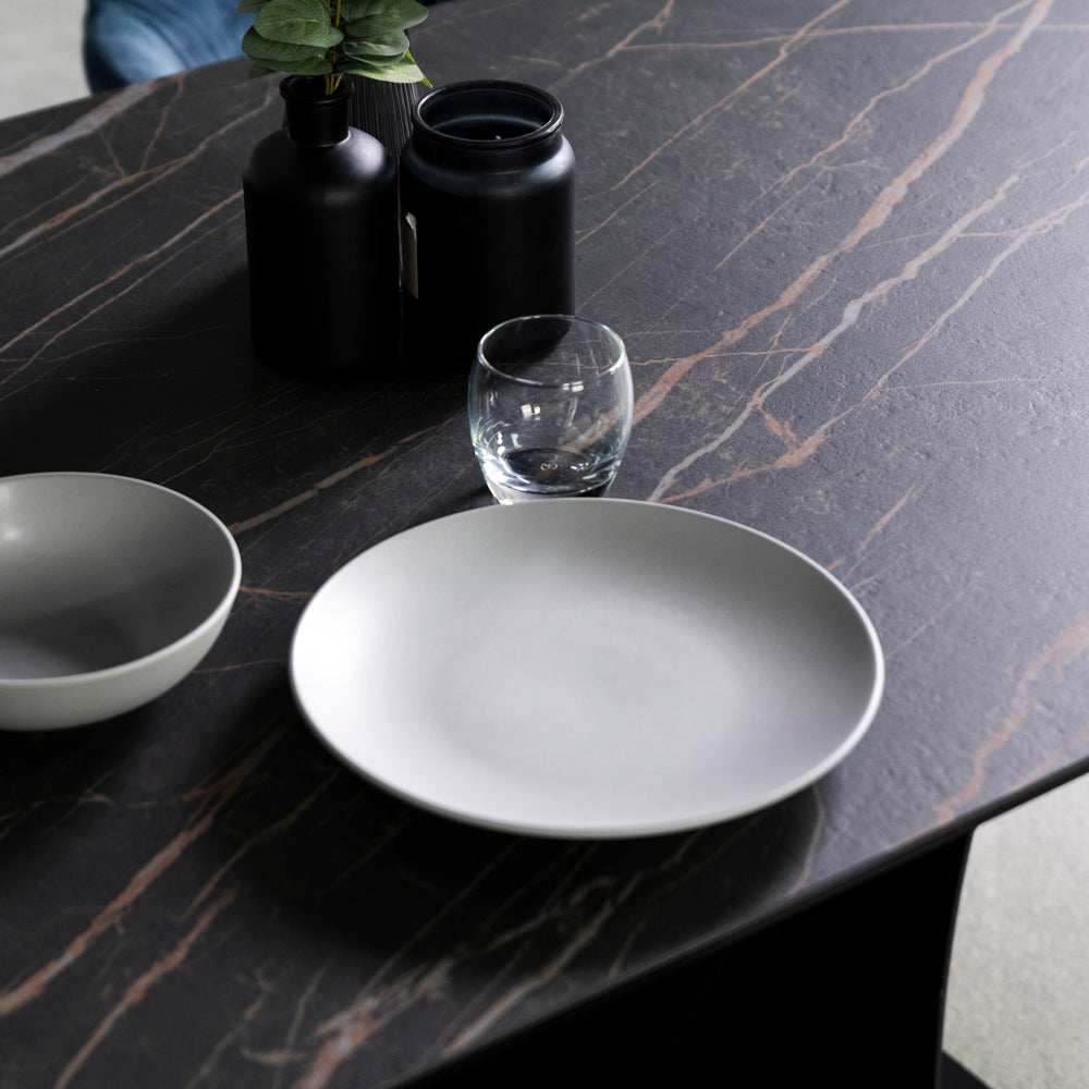 Cosmo Black Ceramic Extending Dining Table (160cm - 240cm) – FW Homestores